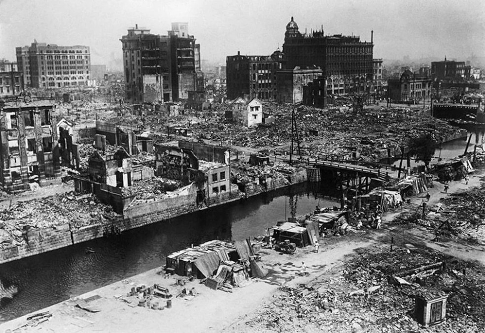 Maior terremoto da história, no Chile, em 1960. — Foto: Reprodução