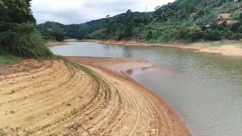 Espírito Santo decreta estado de atenção para a crise hídrica por causa da baixa vazão dos rios — Foto: Reprodução/TV Gazeta