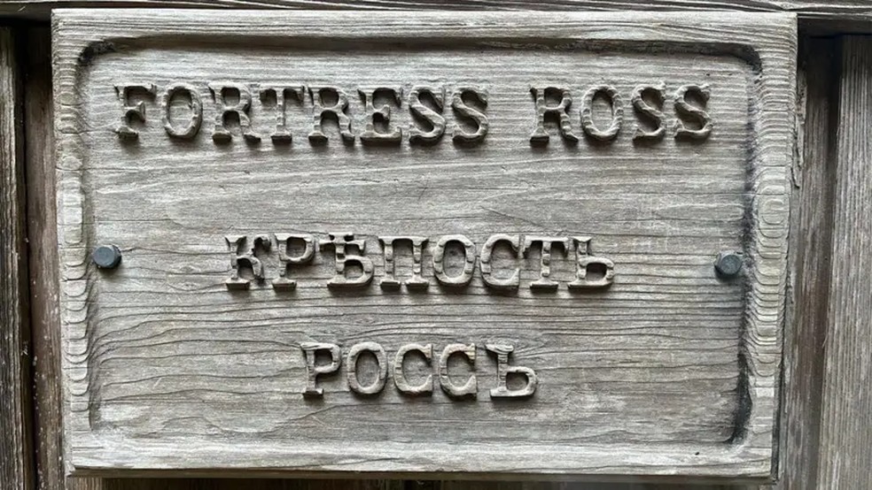 Com o Forte Ross como base, a Rússia tentou reivindicar todo o litoral noroeste do Pacífico que, hoje, faz parte dos Estados Unidos — Foto: Eliot Stein via BBC