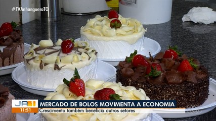 Mercado de bolos movimenta a economia