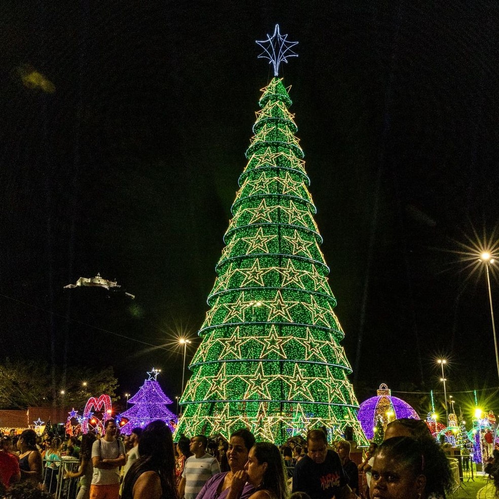 Vila Natalina em Vila Velha — Foto: Reprodução