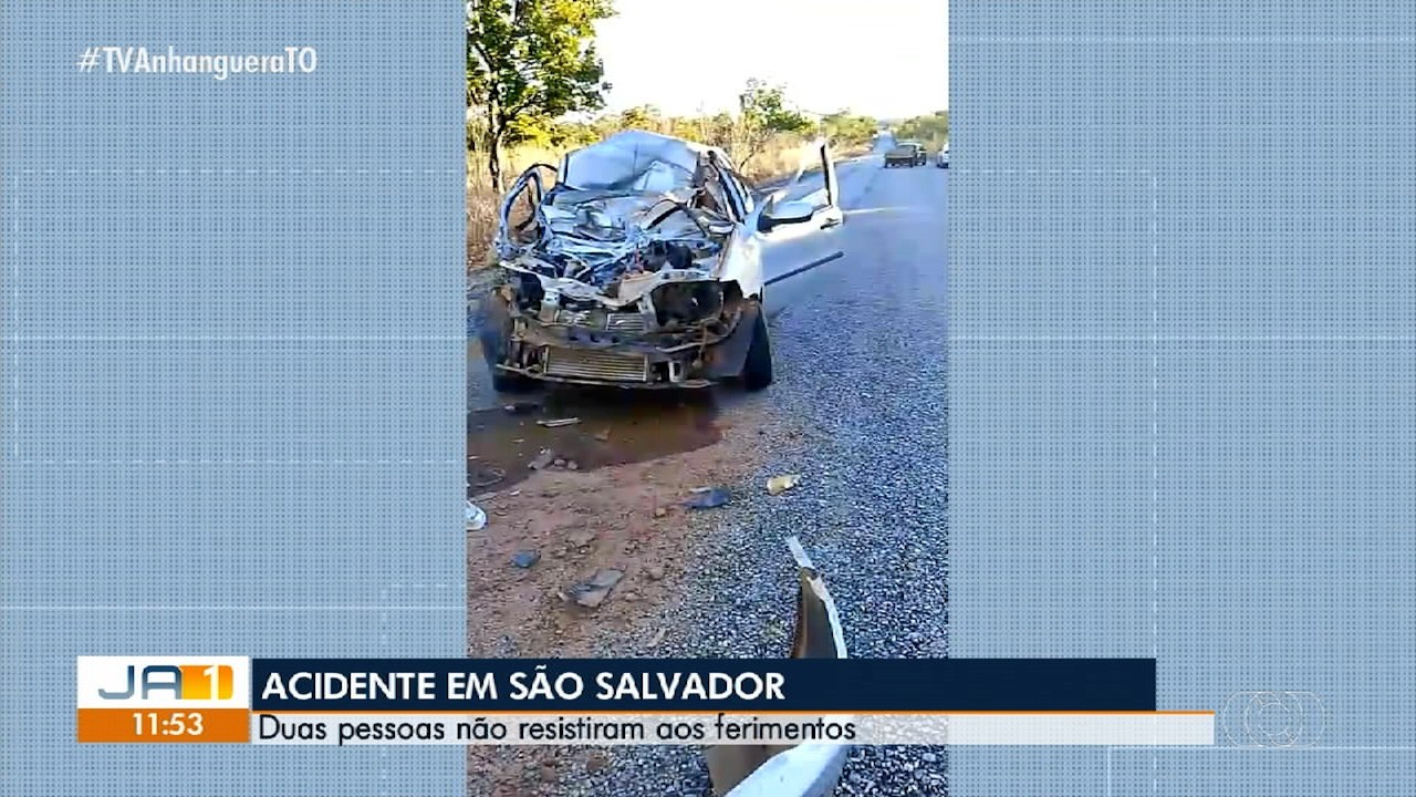 Motorista e passageira morrem em acidente entre carro e ônibus escolar na TO-387