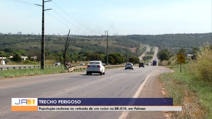 População reclama da retirada de radar na BR-010 em Palmas