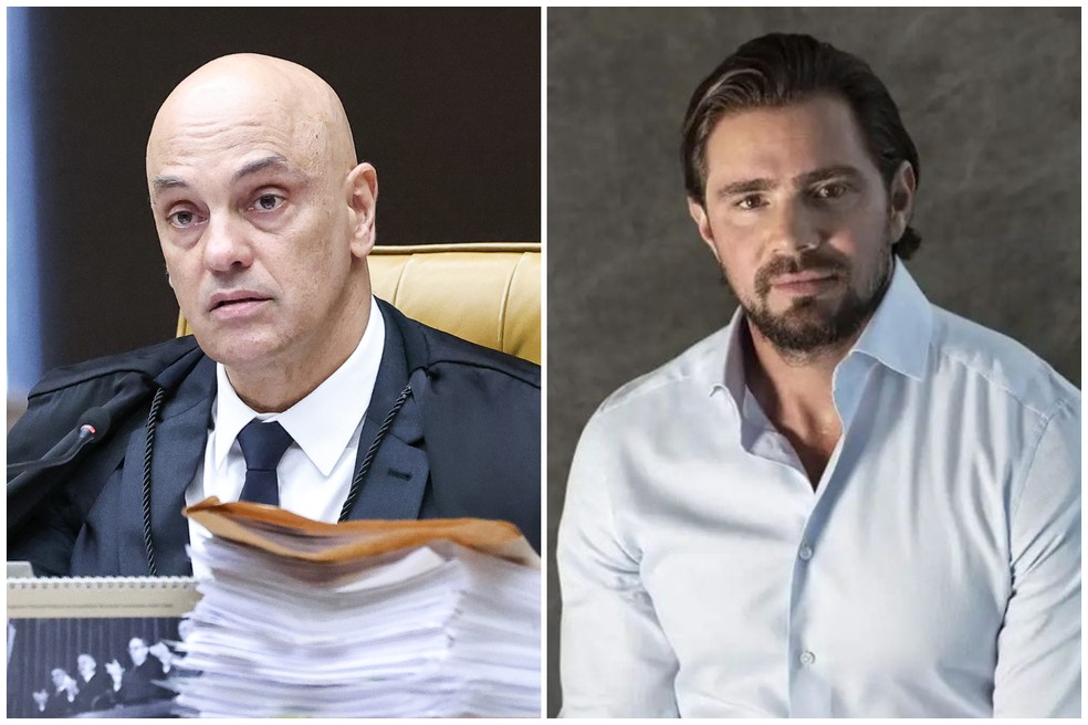 Alexandre de Moraes e Daniel Vorcaro &mdash; Foto: Antonio Augusto/STF e Divulga&ccedil;&atilde;o