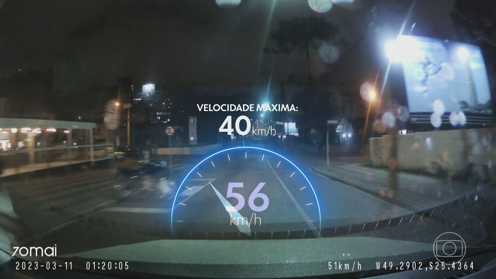 Estudo com câmeras a bordo revela o comportamento dos motoristas brasileiros — Foto: Reprodução/TV Globo