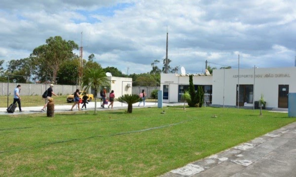 Aeroporto de Feira de Santana, segunda maior cidade da Bahia &mdash; Foto: Izinaldo Barreto