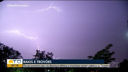 Chegada das chuvas aumentam os riscos de descargas elétricas