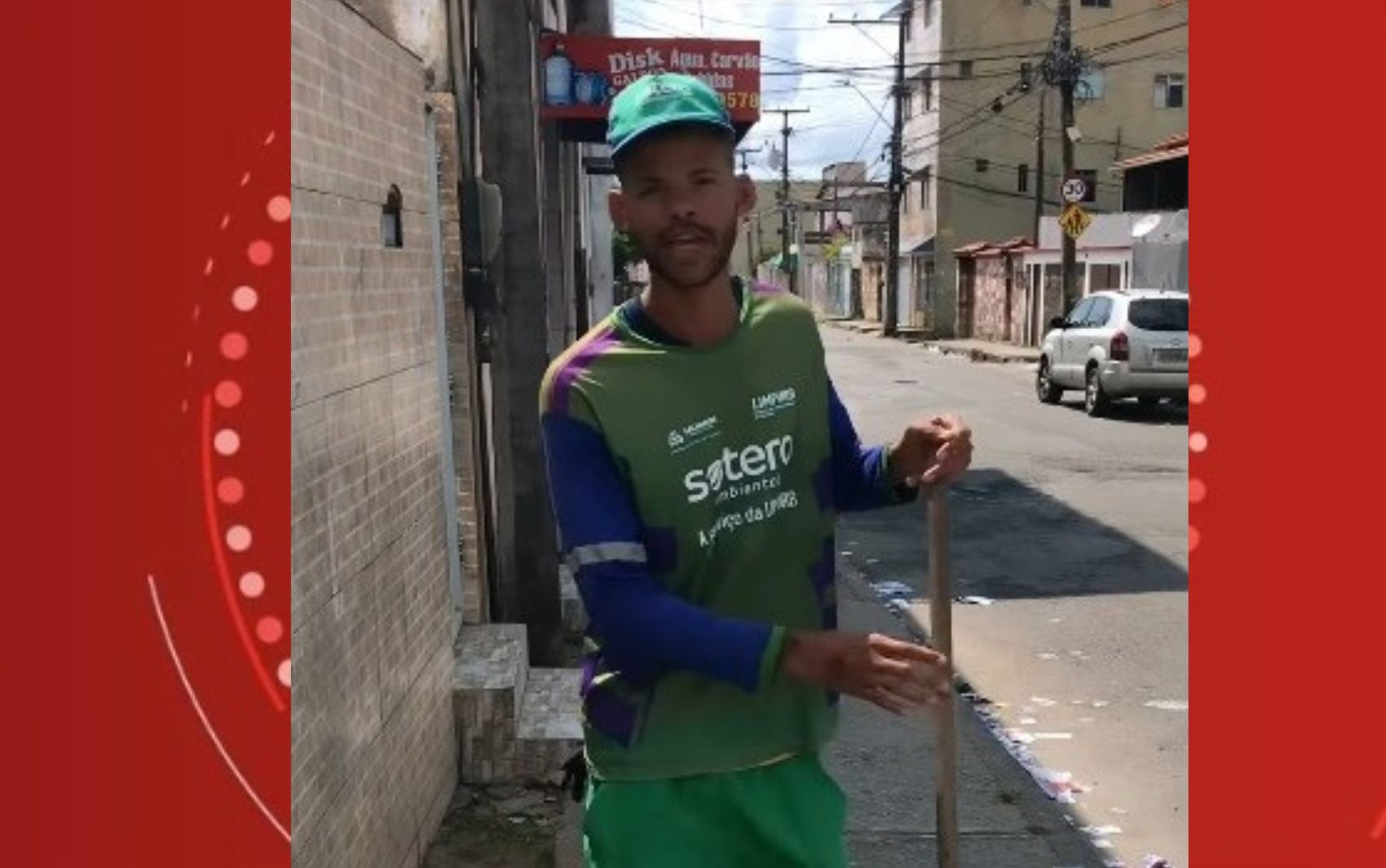 Agente de limpeza é morto a tiros em Salvador; vítima tinha mais de 43 mil seguidores nas redes sociais