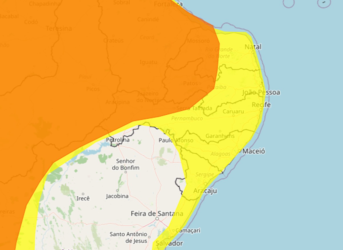 Todos os municípios de Alagoas entram em alerta para chuvas intensas até segunda (6); veja orientações