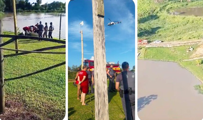 Casal morre após barco virar em lago de Monte Mor