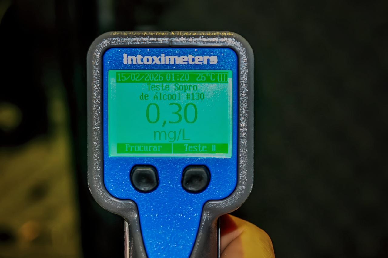 Lei Seca reduz em 44% os flagrantes de álcool no trânsito em Manaus durante Carnaval, aponta Detran-AM