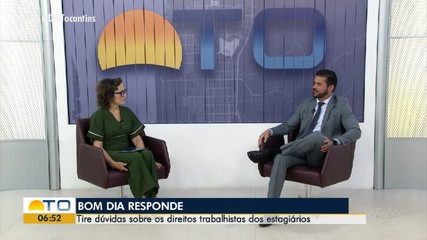 Telespectadores tiram dúvidas sobre os direitos trabalhistas de estagiários