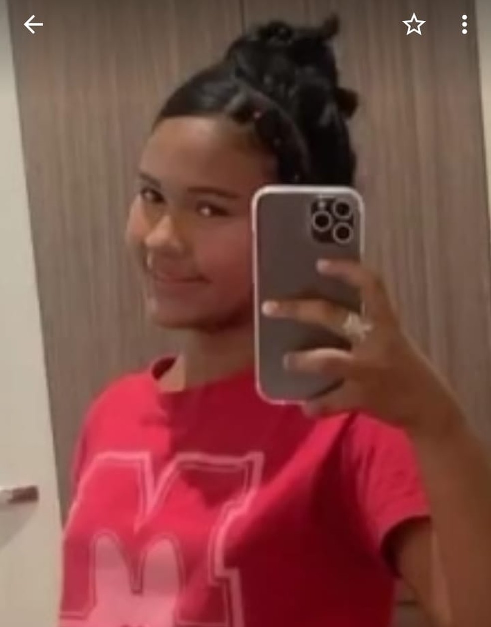 Ana Clara Santos Lima, de 13 anos, foi perseguida e assassinada em Maceió — Foto: Arquivo Pessoal