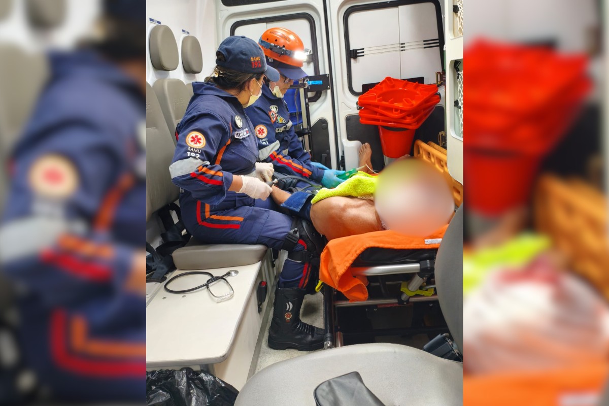 Homem tem rosto dilacerado após acordar com latidos e ser atacado por cão da família em MS