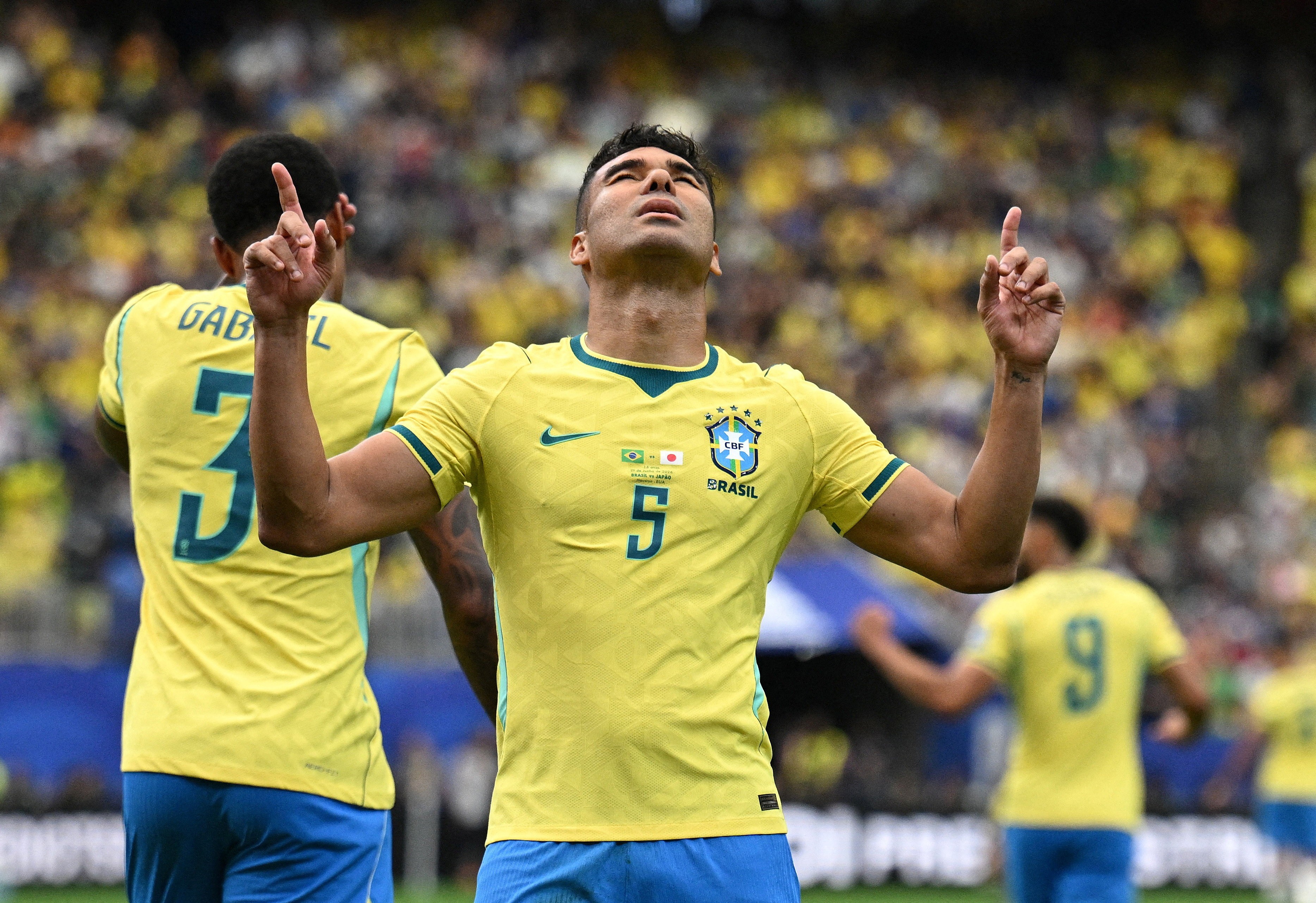 '6 7', 'six seven': entenda a comemoração de Casemiro em gol contra o Japão na Copa do Mundo