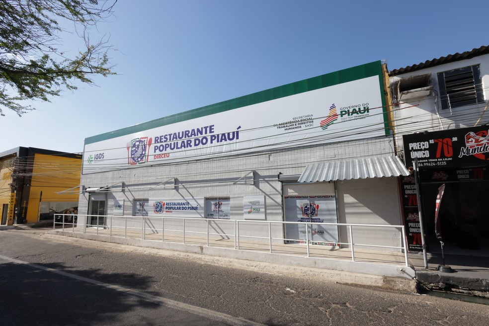 Restaurante Popular do Dirceu, na Zona Sudeste de Teresina — Foto: Régis Falcão/ Governo do Piauí
