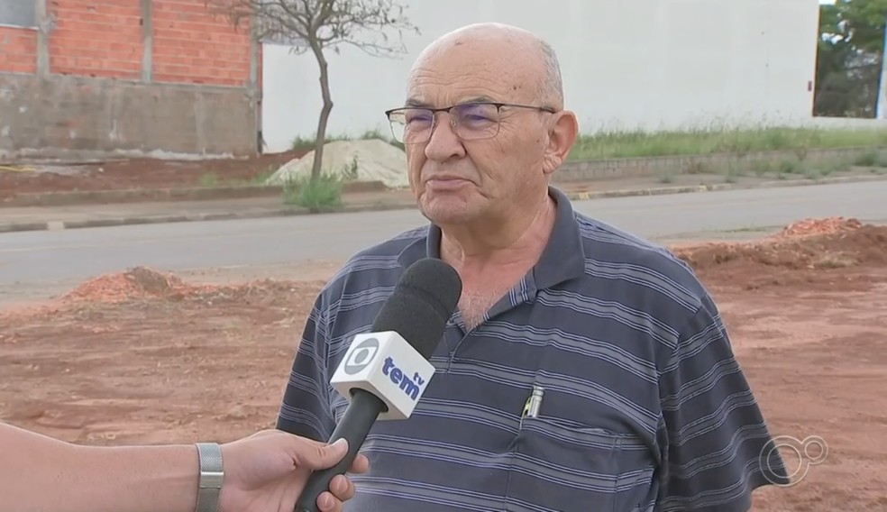 José de Melo acompanhou o resgate da paraquedista em Boituva (SP) — Foto: TV TEM/Reprodução