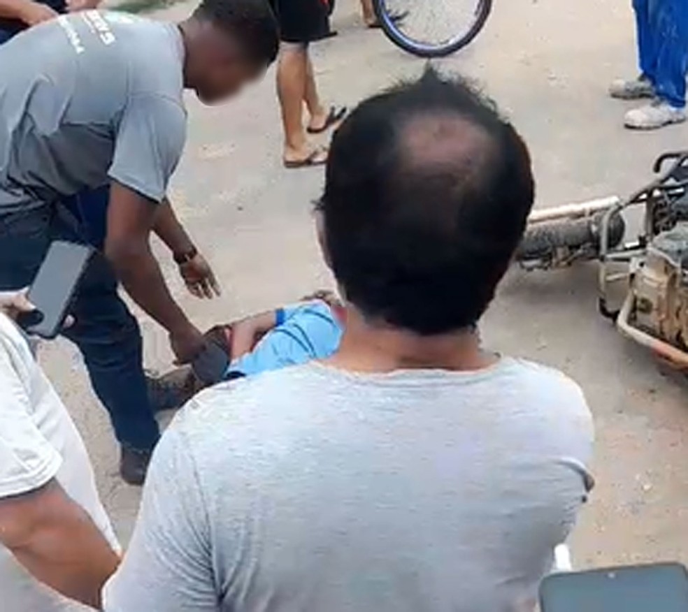 Criança é baleada em São João de Meriti — Foto: Reprodução