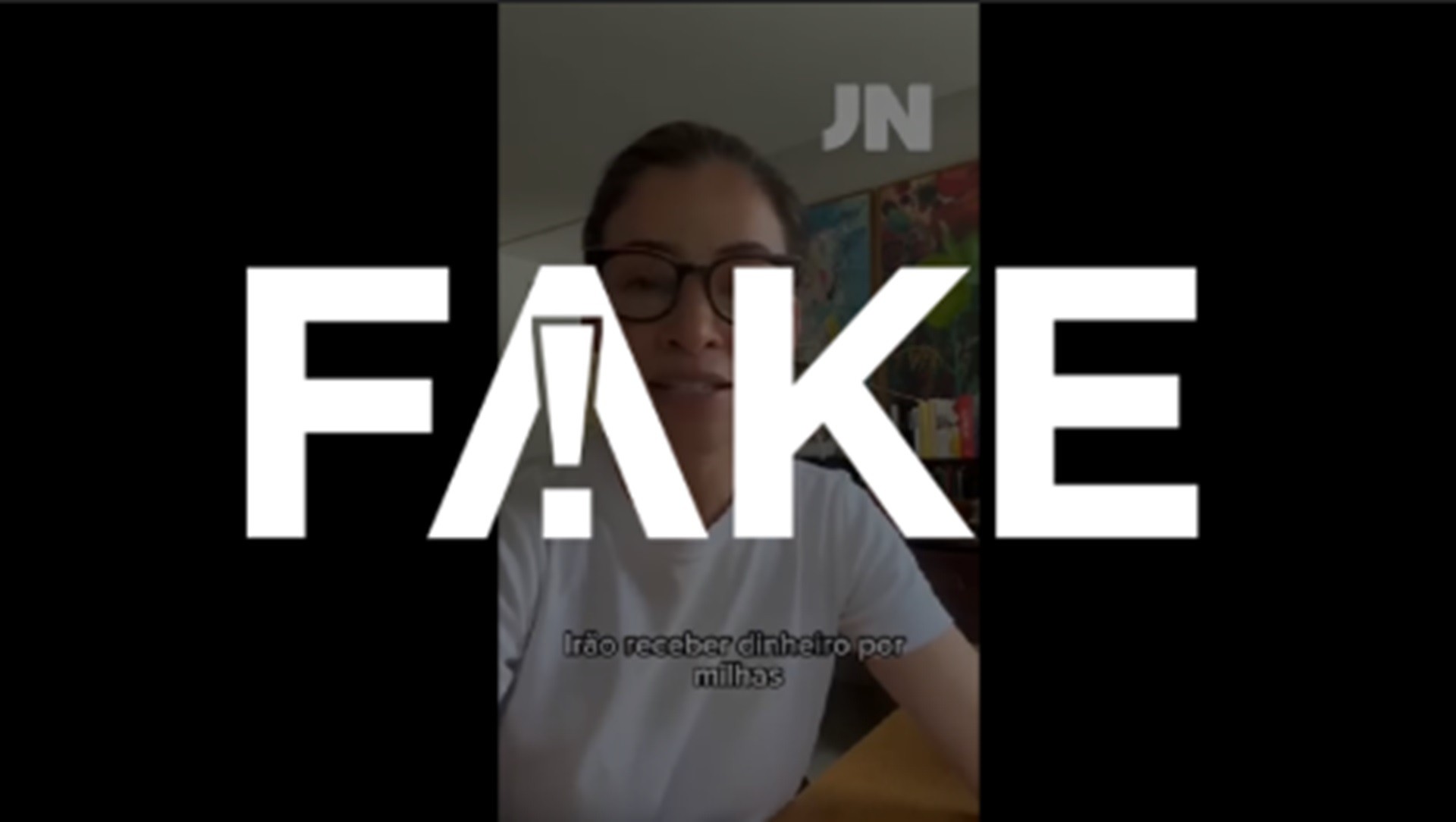 É #FAKE vídeo em que Renata Vasconcellos recomenda link para resgate de  milhas | G1