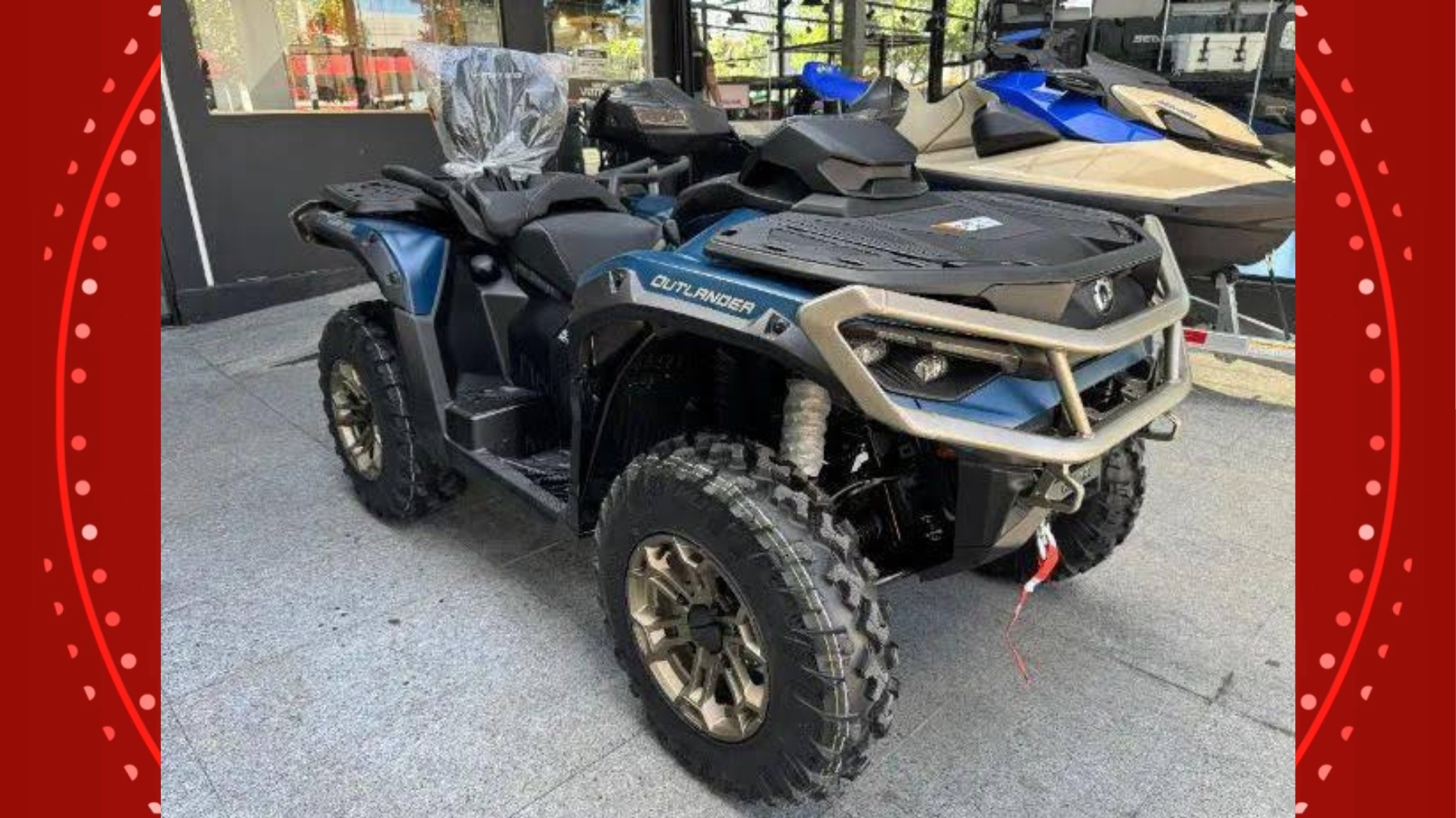 Criminoso compra meio milhão de reais em quadriciclos e jet ski aplicando golpe com cartões de crédito, no Paraná