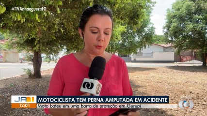 Motociclista tem a perna amputada em acidente no sul do estado