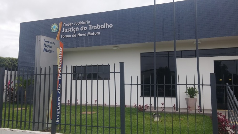 Justi�a do Trabalho em Nova Mutum � Foto: Reprodu��o
