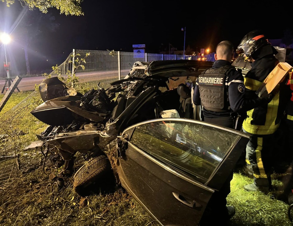 Acidente mata quatro brasileiros na França — Foto: Facebook/Reprodução