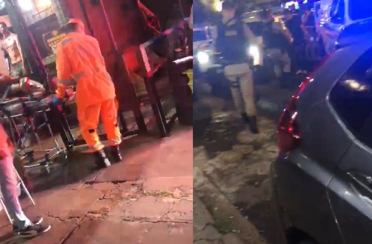 Homem e policial civil ficam feridos após arma do agente disparar em bar de Uberlândia