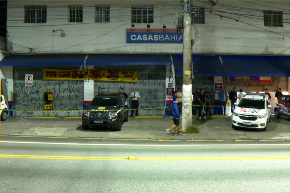 Loja das Casas Bahia na Avenida Belmira Marin, Zona Sul de São Paulo. — Foto: Reprodução/TV Globo