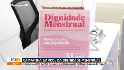 Dignidade Menstrual: campanha espalha pontos de coleta de produtos higiênicos