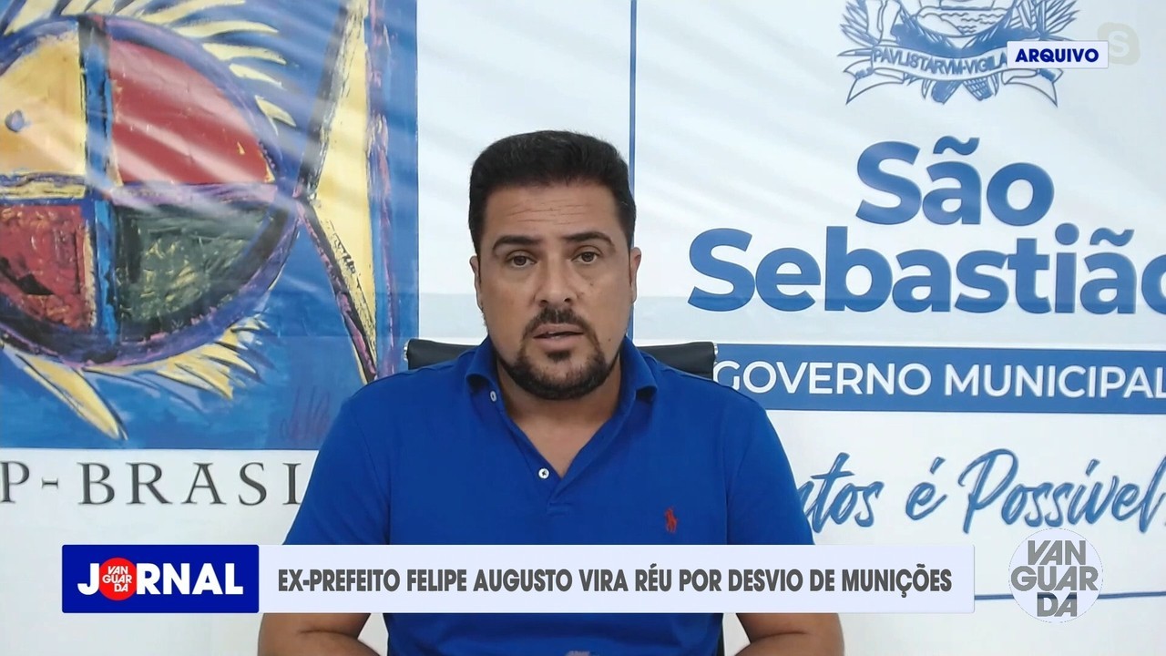 Ex-prefeito de São Sebastião Felipe Augusto vira réu em processo de desvio de munições da Guarda Municipal