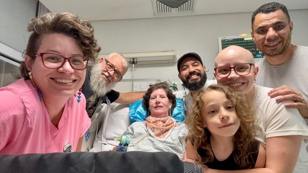 Izabel, a Bela, e sua família — Foto: Arquivo Pessoal