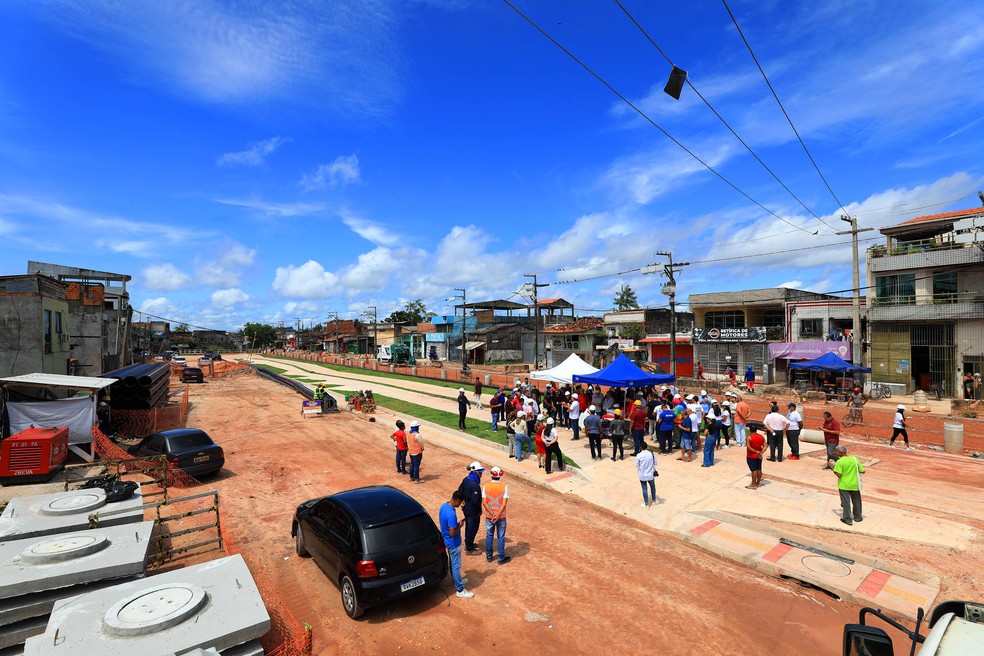 Duplicação da Av. Bernardo Sayão, em Belém, COP 30. — Foto: Mácio Ferreira/Agência Belém