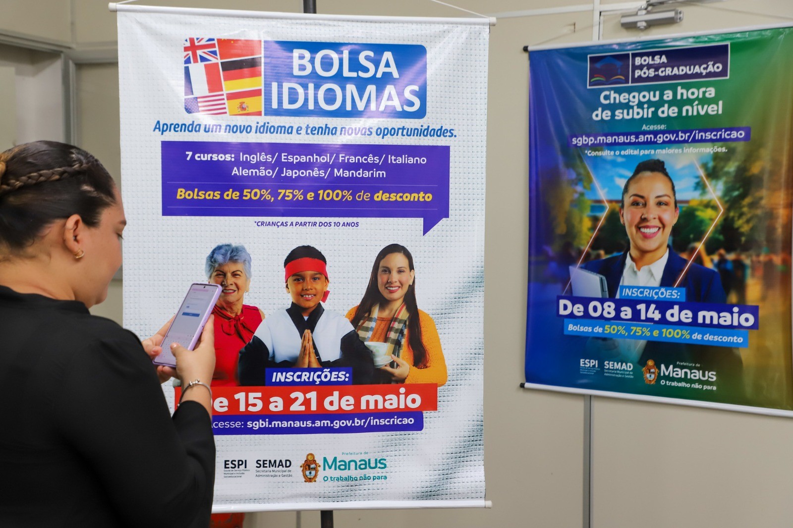Bolsa Idiomas e Bolsa Pós-Graduação abrem mais de 96 mil vagas em Manaus; veja como se inscrever