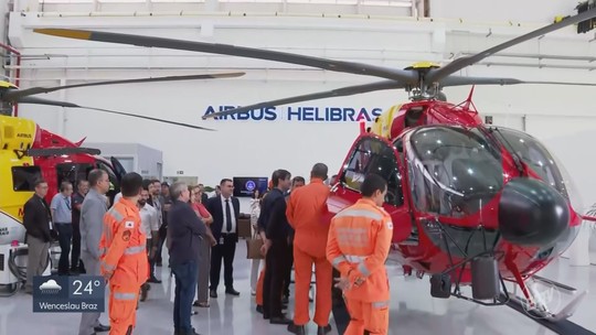 Corpo de Bombeiros de MG recebe dois helicópteros equipados como UTIs aéreas; saiba como funcionam - Programa: Jornal da EPTV 1ª Edição - Sul de Minas 