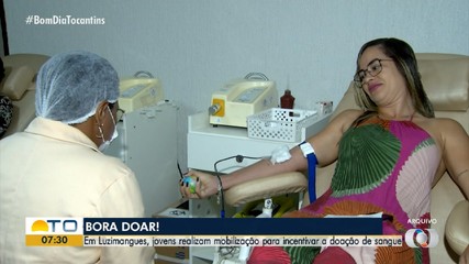 Mobilização 'Bora Doar' incentiva a doação de sangue em Luzimangues