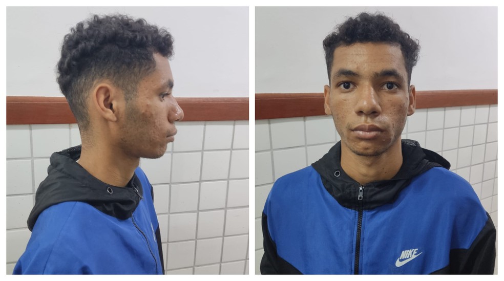 Alessandro Martins dos Santos é investigado pela participação em um estupro coletivo de duas crianças. — Foto: Montagem/g1/Reprodução/GCM de Brejões