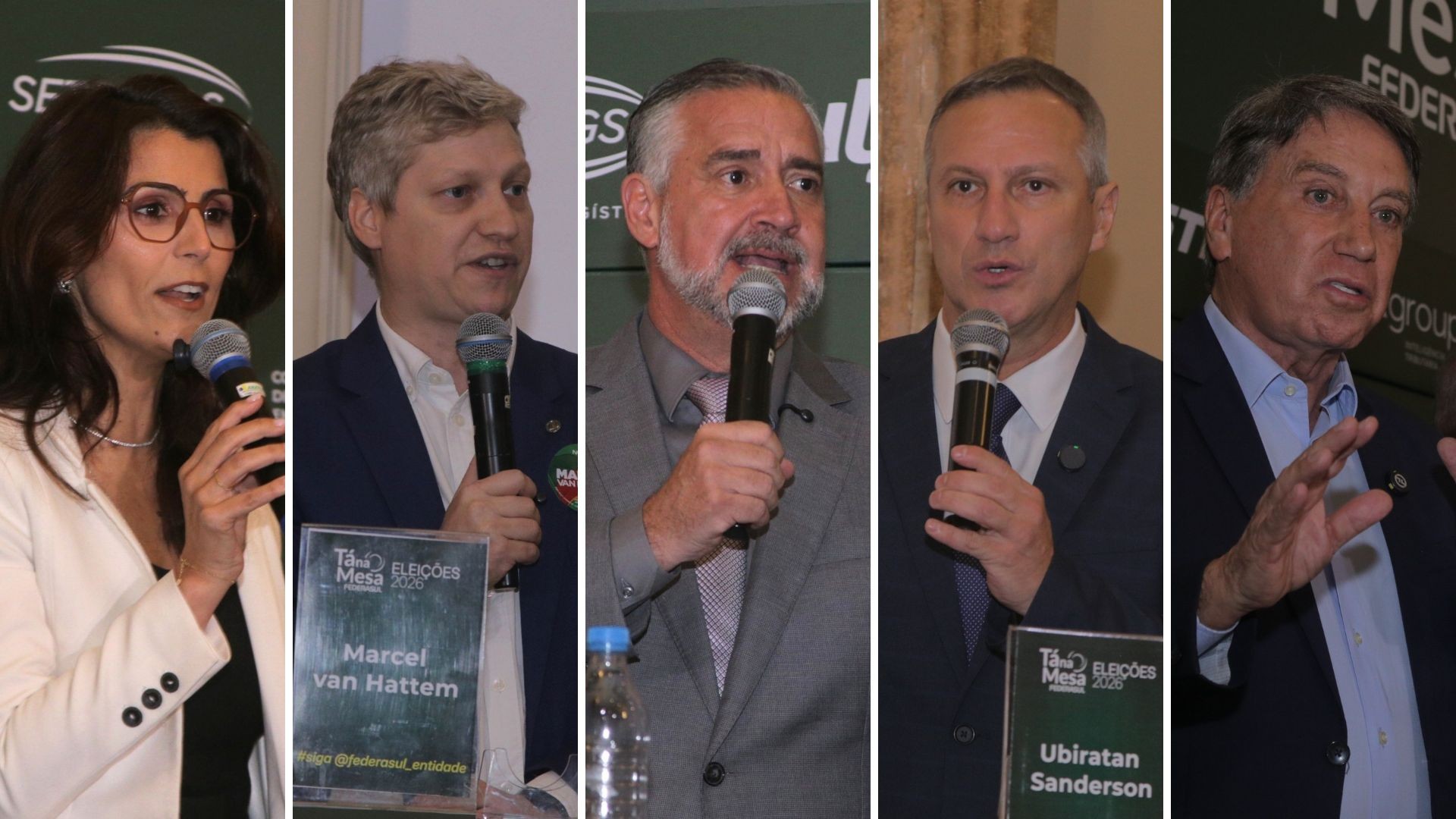 Quaest no RS para o Senado: Manuela d'Ávila (PSOL), 14%; Marcel van Hattem (Novo), 11%; Pimenta (PT), 10%; Sanderson (PL), 10%; Rigotto (MDB), 9%