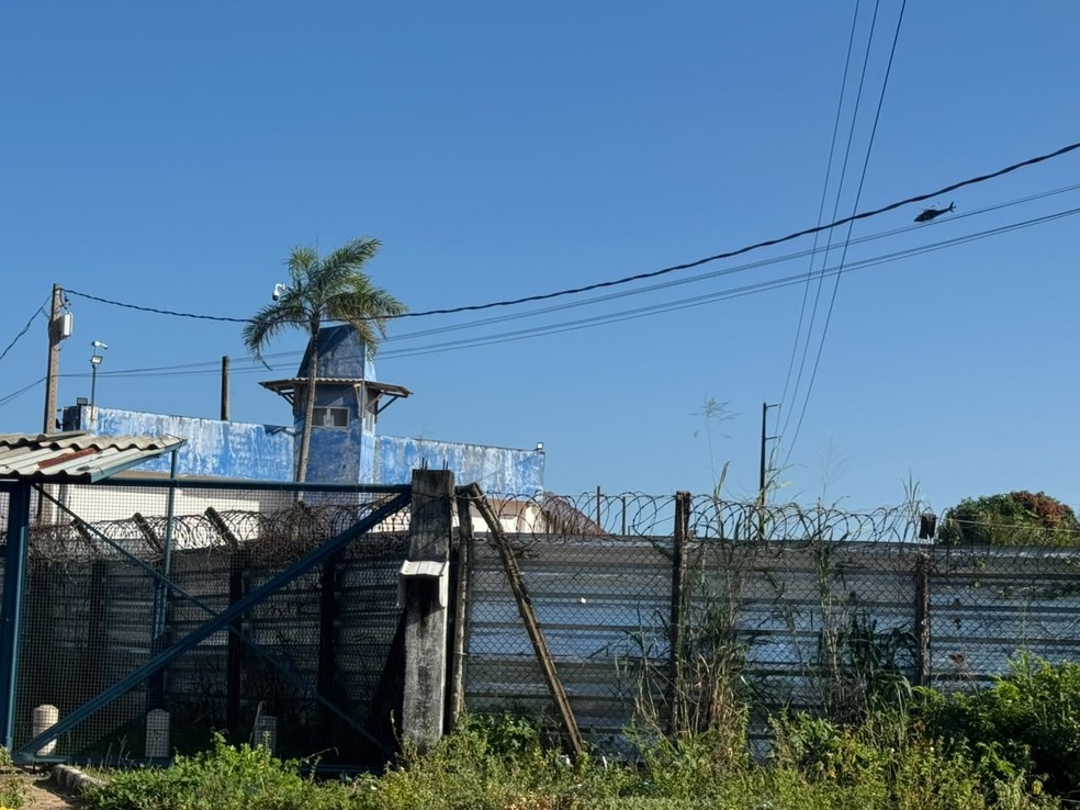 Penitenciária Rogério Coutinho Madruga, na Grande Natal — Foto: Sérgio Henrique Santos/Inter TV Cabugi