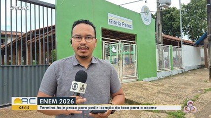 Enem 2026: Termina nesta sexta (24) prazo para pedir isenção de taxa para o exame