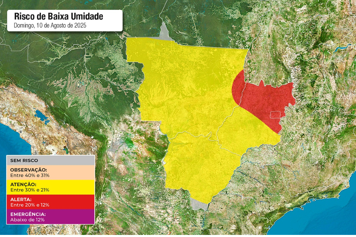 Frente fria derruba temperaturas em MS: queda de até 5 °C nos próximos dias 