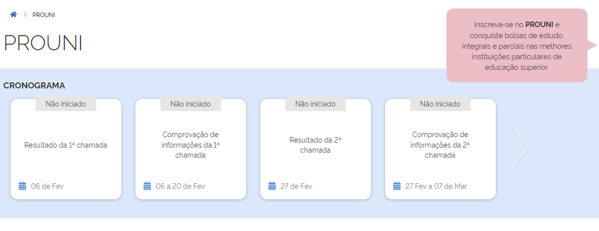 Prouni 2024: resultados serão divulgados nesta terça