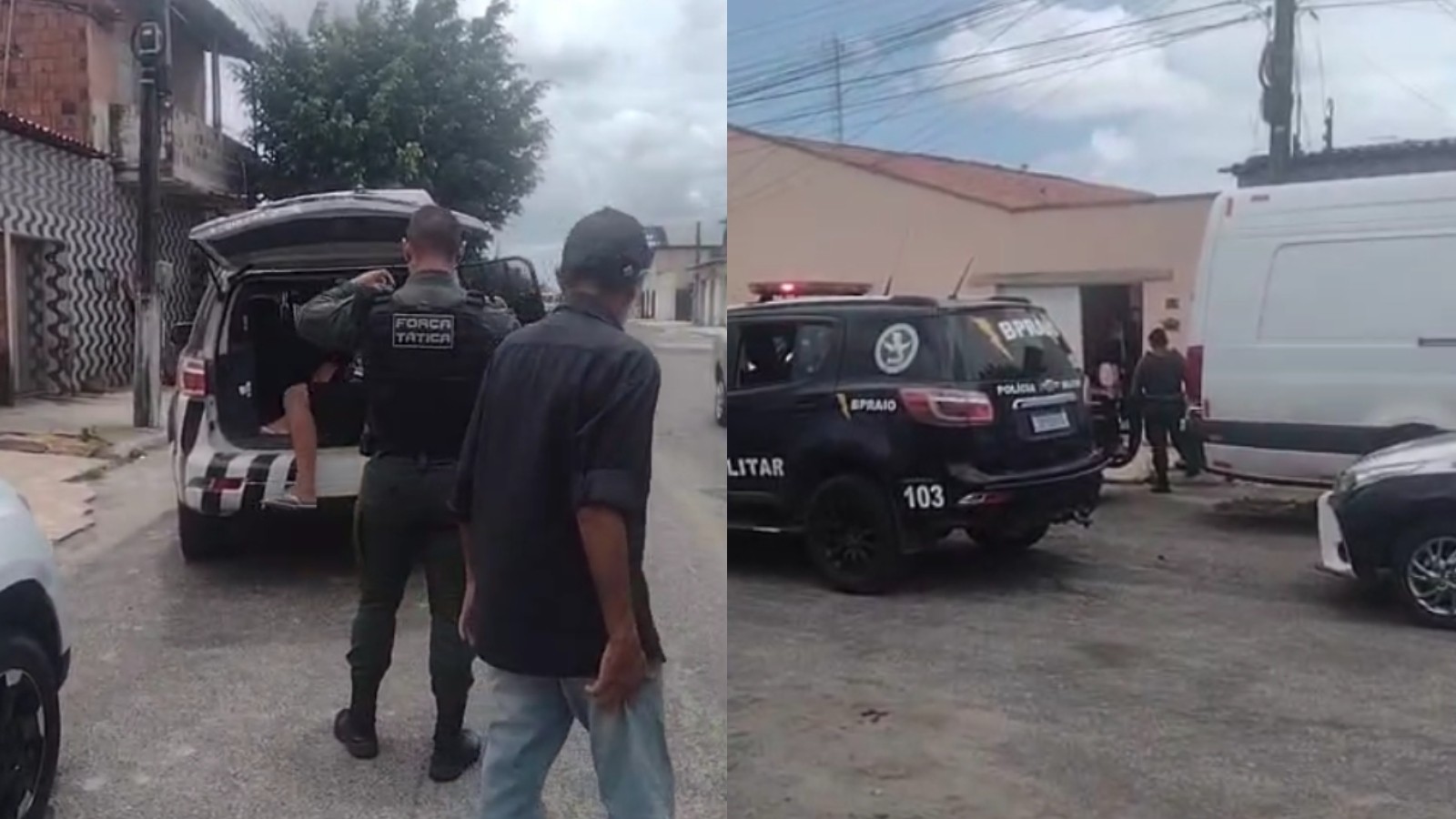 Vídeo: Família é feita refém durante assalto a casa na Grande Fortaleza