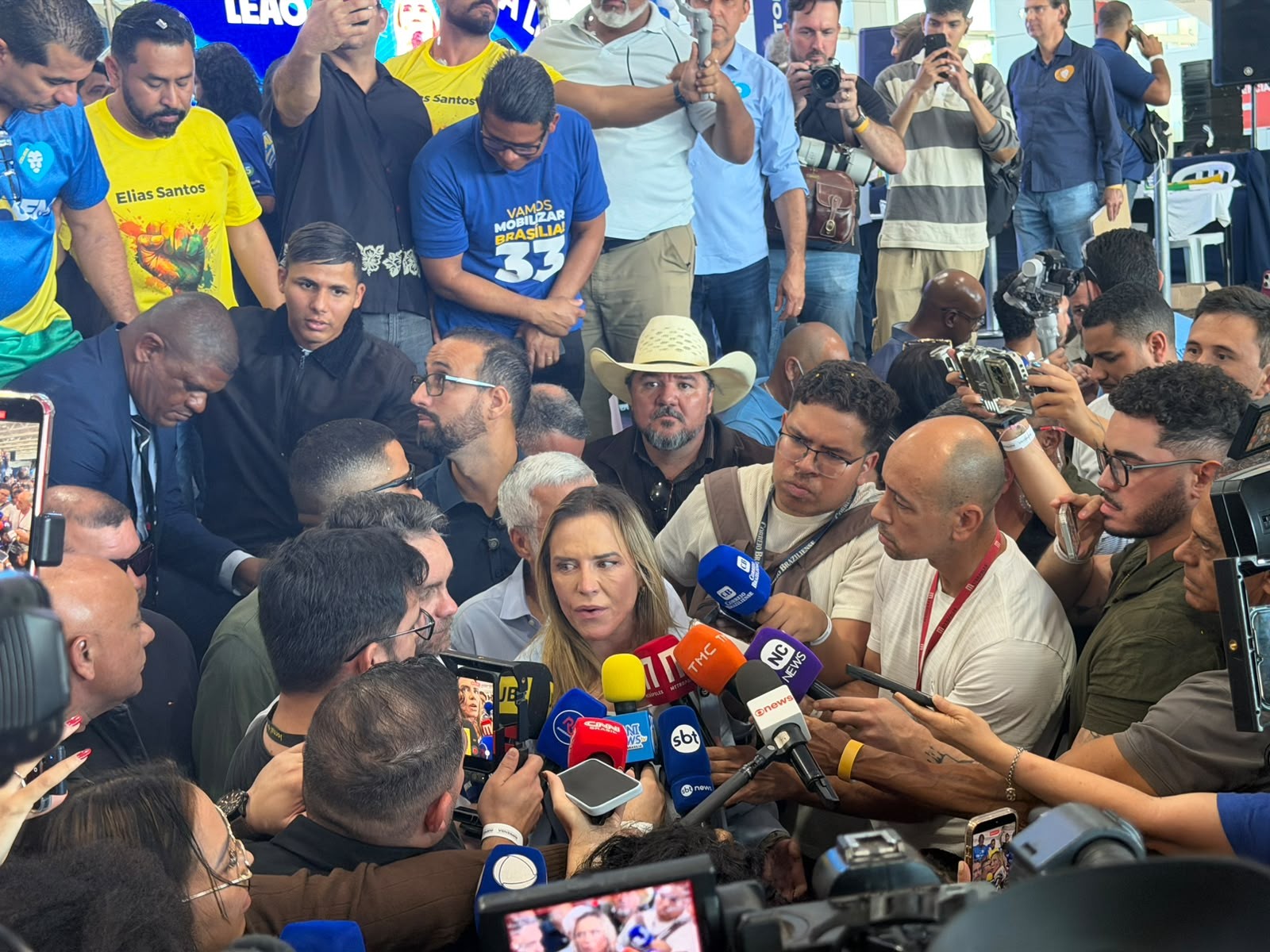 PP e União Brasil lançam Celina Leão como candidata ao governo do Distrito Federal