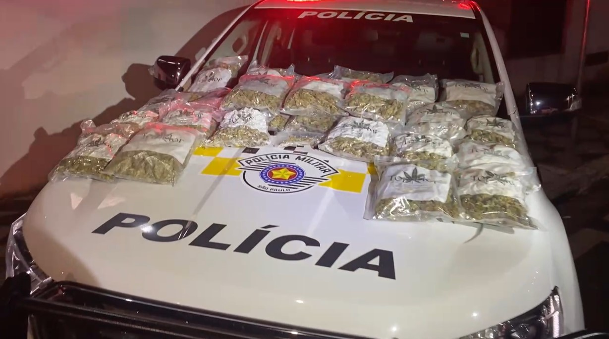 Passageira é presa com 27 pacotes de maconha em ônibus após sair de terminal em SP