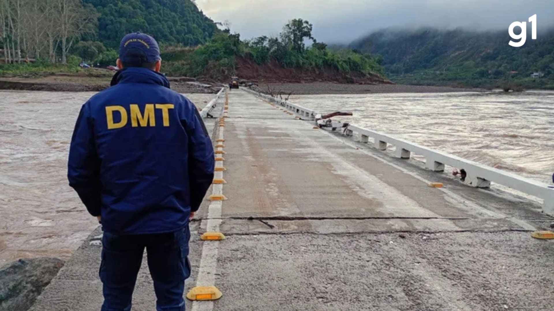 VÍDEO: Ponte se movimenta 20cm com a força do Rio das Antas no RS