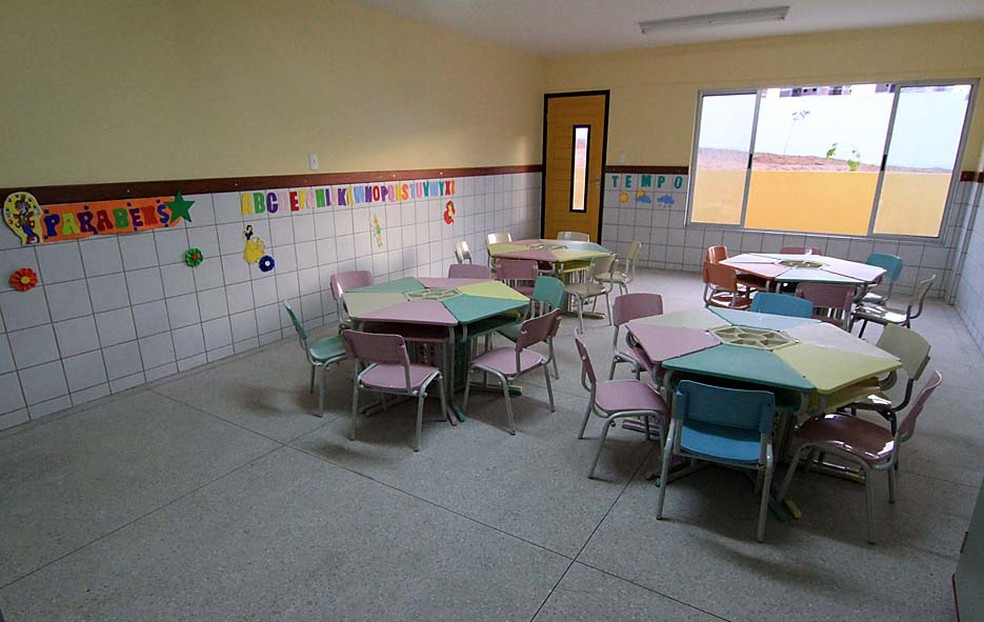 Sala de CMEI em Natal (Arquivo) — Foto: Canindé Soares