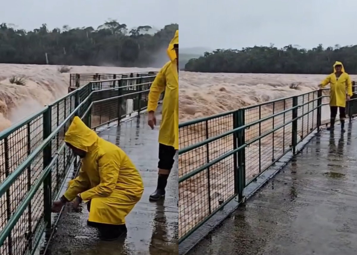 Cataratas de SC interditadas por chuvas intensas