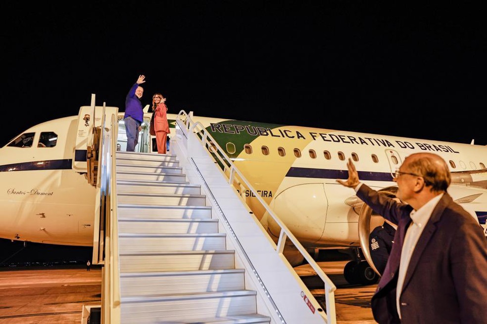 Lula embarca em viagem para a Europa — Foto: Ricardo Stuckert/PR