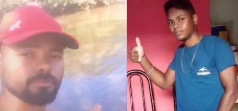 As vítimas foram Francisco Roque Lima dos Santos Júnior e Eduardo Costa dos Santos. — Foto: Reprodução/TV Mirante